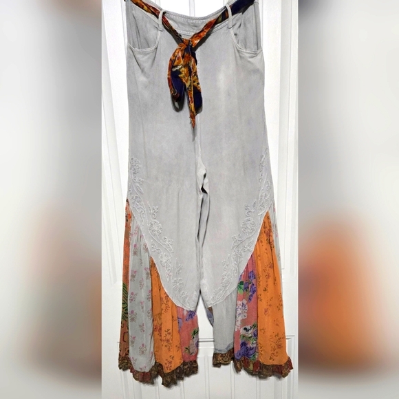 Young Threads Pants - 🌟LAST ONE🌟 #407 Young Threads - Grey Patchworks Pants